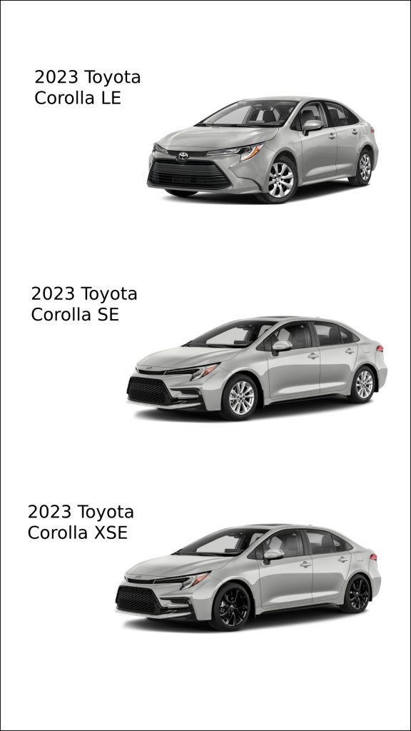 2023 Toyota Corolla vs Competitors
