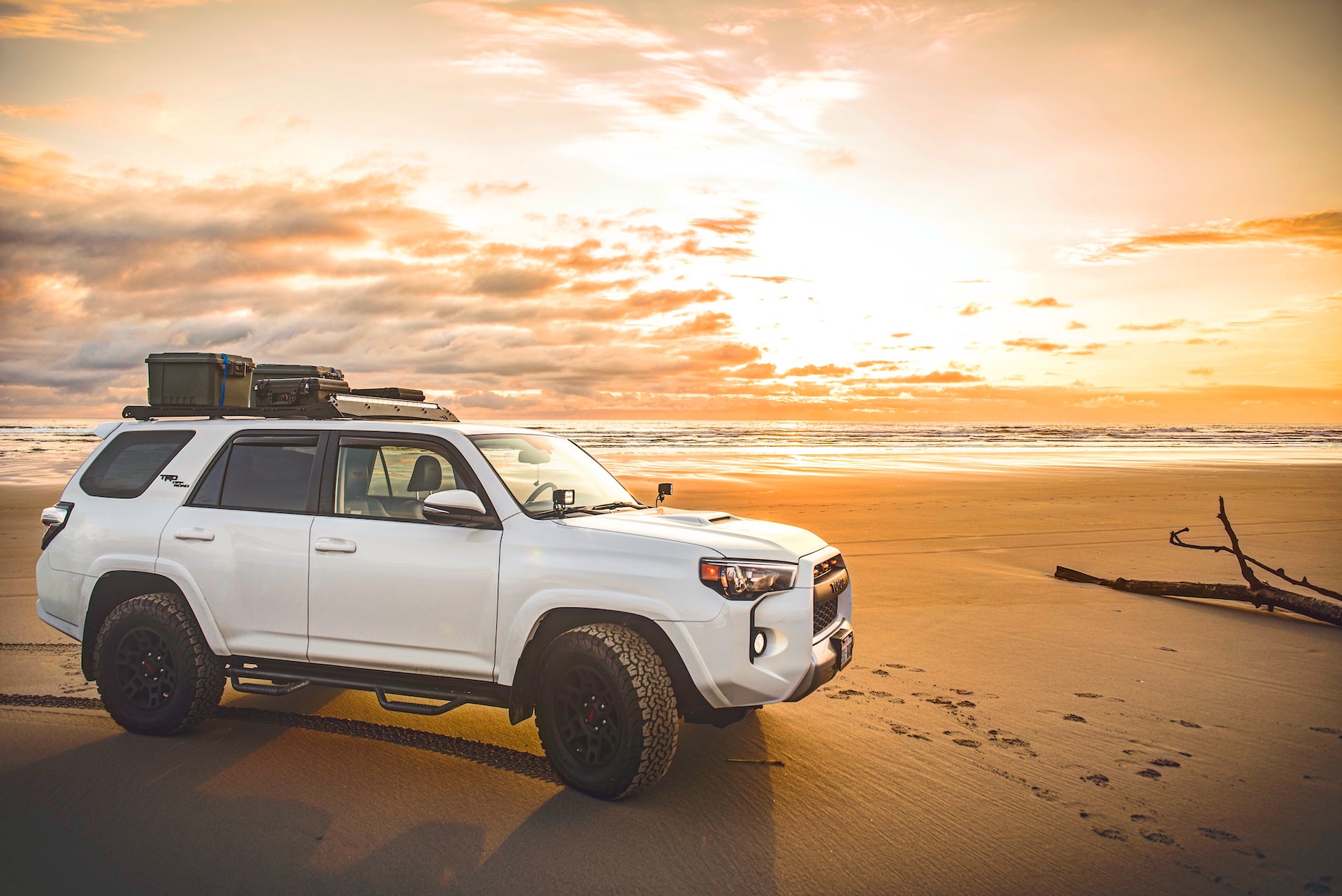 Toyota 4Runner on a beach near Jacksonville, FL