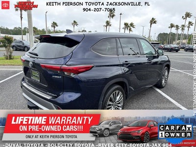 2020 Toyota Highlander Hybrid Platinum
