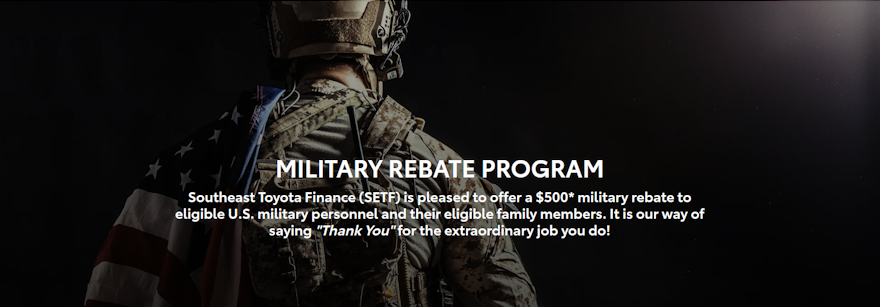 Military Rebate